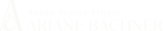 Logo Ariane Bachner in Weiß